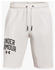 Under Armour UA Rival Collegiate Shorts aus French Terry (1361629-112) weiß