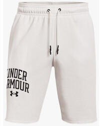 Under Armour UA Rival Collegiate Shorts aus French Terry (1361629-112) weiß