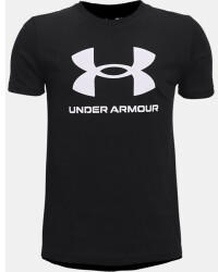 Under Armour Youth UA Sportstyle Shirt mit Logo kurzärmlig (1363282-001) schwarz