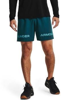 Under Armour Shorts UA Woven Graphic Wordmark (1361433-463) blau