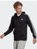Adidas Men Sportswear Essentials French Terry 3-Stripes Full-Zip Hoodie black (GK9032)