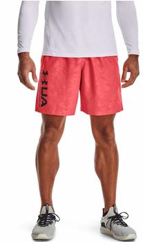 Under Armour Woven Emboss Shorts (1361432) red