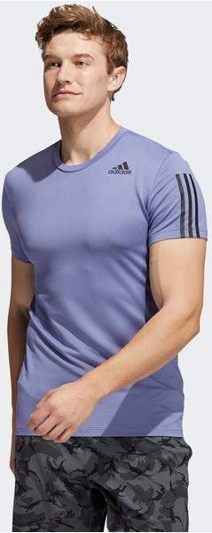 Adidas Primeblue Aeroready 3-Stripes Slim T-Shirt orbit violet