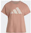 Adidas Woman Sportswear Winners T-Shirt 2.0 Plus Size ambient blush mel. (H24133)
