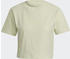 Adidas Woman Tennis Luxe Cropped T-Shirt haze yellow (H56452)