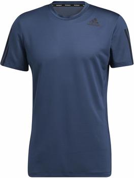 Adidas Primeblue Aeroready 3-Stripes Slim T-Shirt crew navy