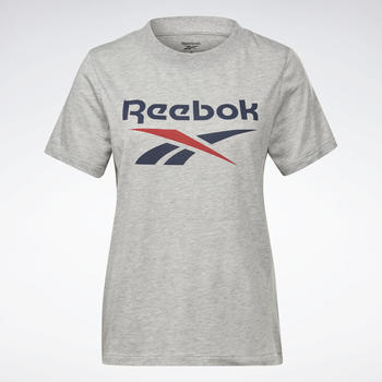 Reebok Women Identity Logo T-Shirt medium grey heather (GI6707)