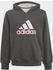 Adidas Girls Gym & Training Future Icons Logo Hoodie black melange/hazy rose (GM6957)