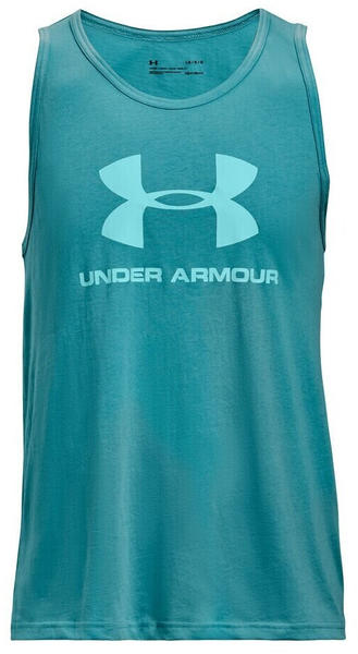 Under Armour UA Sportstyle Tank with Logo (1329589) turquoise