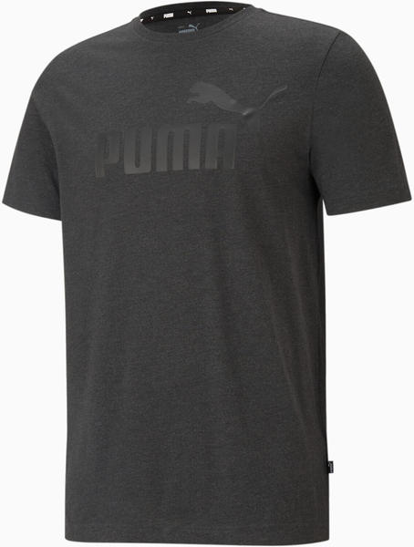 Puma Essentials+ Men's Heathered Tee dark grey heather