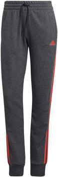 Adidas Essentials French Terry 3-Stripes Pants dark grey heather/semi turbo
