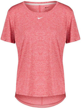 Nike Women Dri-FIT One Standard Fit SS Top (DD0638) gypsy rose/heather/white
