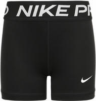 Nike DA1033-010, NIKE Pro Dri-FIT 3" Tights M&auml;dchen 010 - black/white XL (156-166
