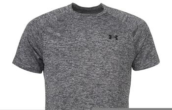 Under Armour Men T-Shirt UA Tech Short Sleeve grey