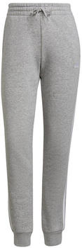 Adidas Essentials Fleece 3-Stripes Pants medium grey heather/white
