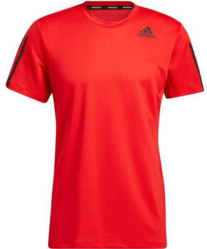 Adidas Primeblue Aeroready 3-Stripes Slim T-Shirt red/black