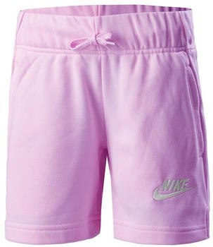 Nike Sportswear Club Older Girls' French Terry Shorts Kids violet shock/mint foam