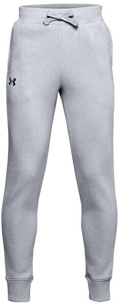 Under Armour Boys' Rival Cotton Pants (1357634) mod gray light heather/black