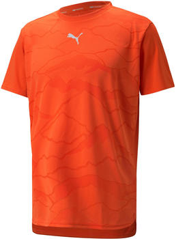 Puma Vent Train SS T-Shirt cherry tomato/jacquard