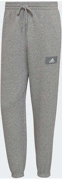 Adidas Essentials FeelVivid Cotton Fleece Straight Leg Sweat Pants medium grey heather (HK2835)