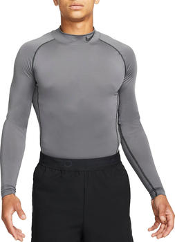 Nike Pro Dri-FIT Tight-Fit Long-Sleeve Top (DD1986) iron grey/black