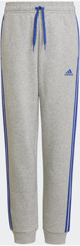Adidas Jungen Essentials 3-Streifen Hose medium grey heather/royal blue