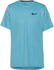 Nike Pro Dri-FIT Short-Sleeve Top (CZ1181) light photo blue/blue chill/heather/black