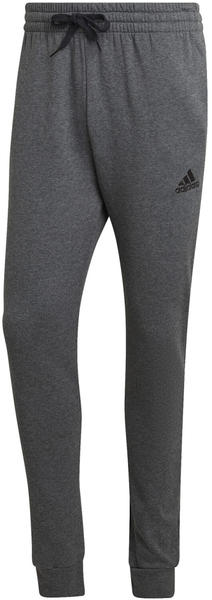 Adidas Essentials Fleece Regular Tapered Pants dark grey heather/black