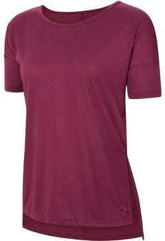 Nike Yoga T-Shirt (Cj9326) villain red/ shadowberry