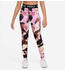 Nike Pro Dri-FIT Older Kids Girls Leggings (DQ9119) black/white