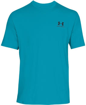 Under Armour UA Sportstyle Left Chest Shirt (1326799) turquoise