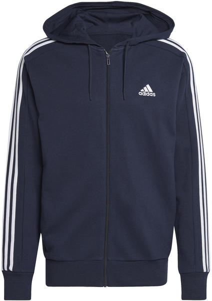 Adidas Essentials French Terry 3-Stripes Sweatjacket legend ink-white (IC0434)