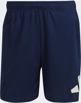 Adidas Train Essentials Logo Training Shorts dark blue/white (IB8124)