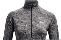 Under Armour 1320128-010, UNDER ARMOUR Tech 1/2-Zip langarm Sweatshirt Damen 010 -