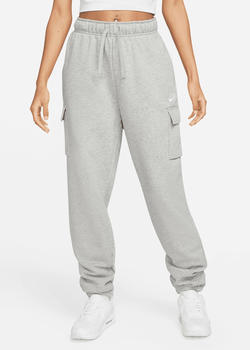 Nike Sportswear Club Fleece Women's Mid-Rise Cargo Pants (DQ5196) dark grey heather/white