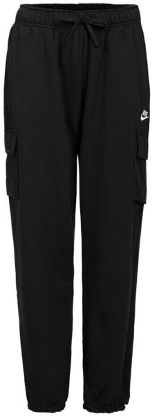 Nike Sportswear Club Fleece Women's Mid-Rise Cargo Pants (DQ5196) black/white