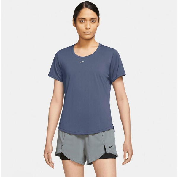 Nike Women Dri-FIT One Standard Fit SS Top (DD0638) diffused blue/white