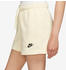 Nike Women Short Sportswear Club Fleece Mid Raise Short DQ5802 coconut milk/black