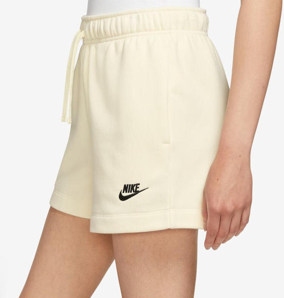 Nike Women Short Sportswear Club Fleece Mid Raise Short DQ5802 coconut milk/black