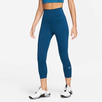 Nike Women Tight High-Rise Cropped (DM7276) valerian blue/white