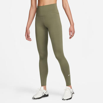 Nike Women Tight Dri-FIT One High-Rise Leggings (DM7278) medium olive/white