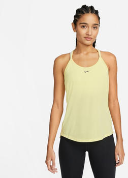 Nike Women Tanktop Dri-FIT One Elastika Standard Fit (DD4941) Lemon Chiffon/black