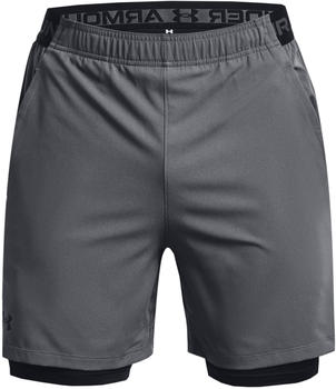 Under Armour Men's UA Vanish Woven 2-in-1 Shorts pitch gray