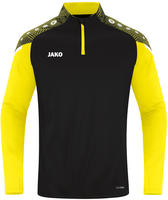 Jako 8622, JAKO Performance Ziptop Herren schwarz/soft yellow XXL