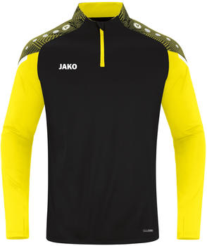 JAKO Zip-Top Performance Kinder (8622) schwarz/soft yellow