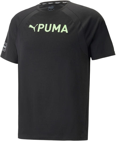 Puma Fit Ultrabreathe Triblend Tee puma black/fizzy lime