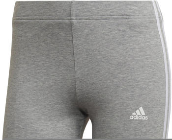 Adidas Essentials 3-Stripes Tights Women (HF5956) medium grey heather/white