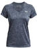 Under Armour Women UA Tech Top with Twist effect and V neckline (1258568) downpour grey/harbor blue