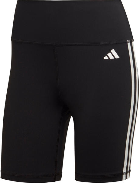 Adidas Training Essentials 3-Streifen High-Waisted kurze Leggings (HK9964) black