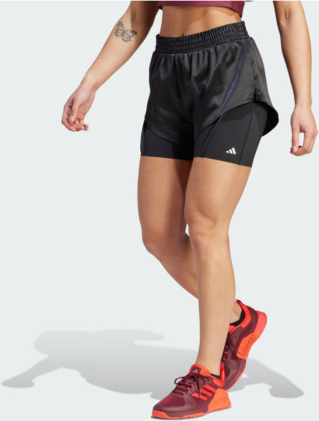 Adidas Woman Power AEROREADY 2-in-1 Shorts black/white (IL9449) Test TOP  Angebote ab 23,92 € (Dezember 2023)